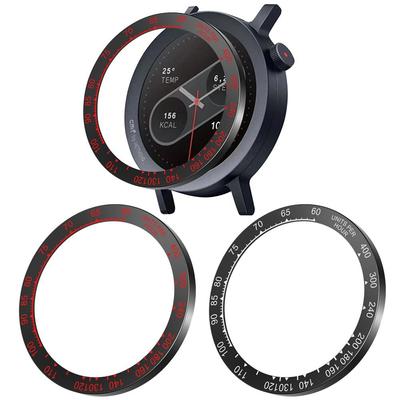 PC Watch Bezel Ring with Time Scale Protective Watch Case Cover Replacement Anti-Scratch Screen Protector for CMF Watch Pro 2