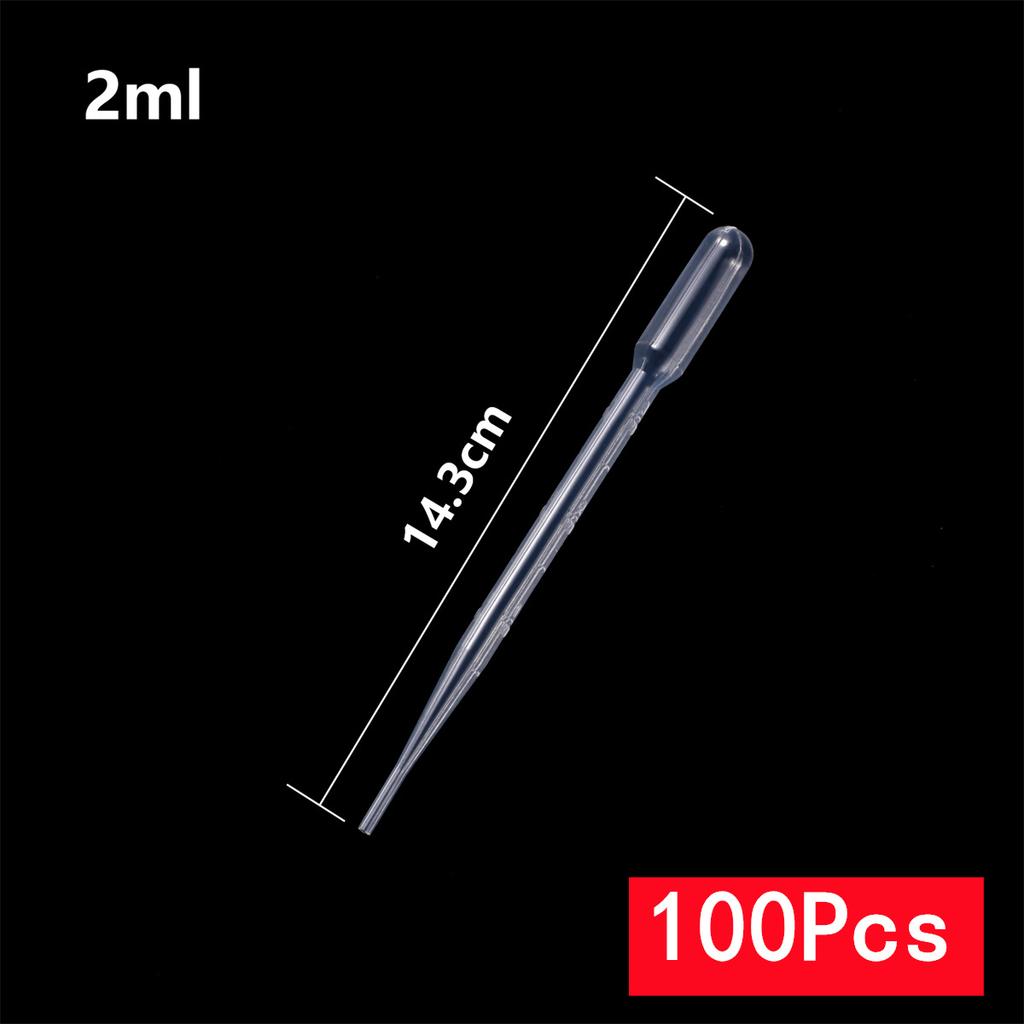 Garden Planting Plastic Pipette 0.2/0.5/1/2/3/5 /10ML Disposable Graduated Container Liquid Dropper Plant Seedling Growing Straw