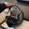Fashionable Retro New Leather Bag, Women's Dumpling Bag, Shoulder Bags, Crossbody Bags, Trendy and Versatile Soft Leather Bag