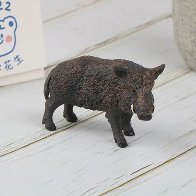 Simulation Wild Boar Pvc Model Cartoon Figure Kids Preschool Figurine Toy Decor Gift