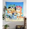 Cartoon BBlueys11 Hanging Bohemian Tapestry Bohemian Wall Tapestries Mandala Cheap Hippie Wall Hanging