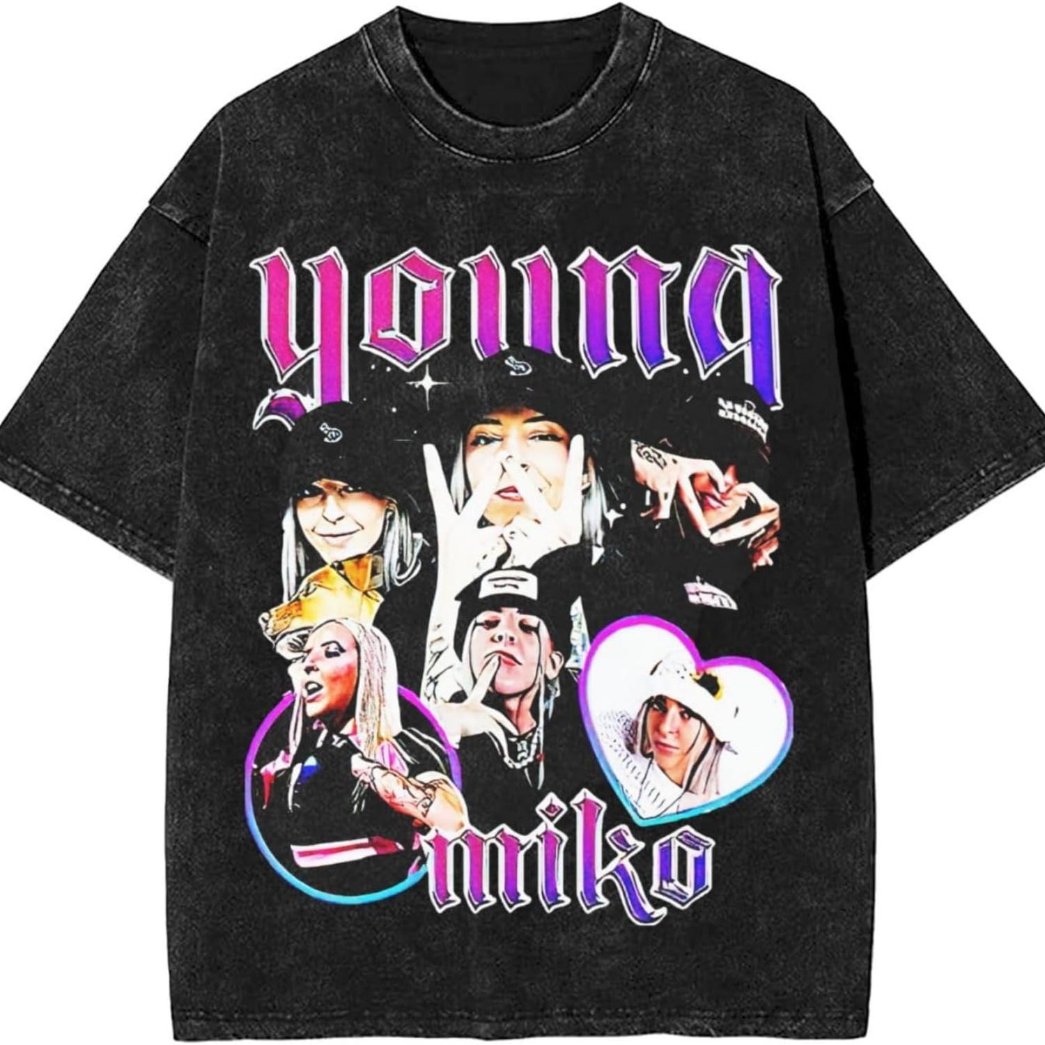 

2024 Мужская и женская футболка для фанатов музыки, гастрольная, повседневная хлопковая версия с коротким рукавом XXXXXL чёрный