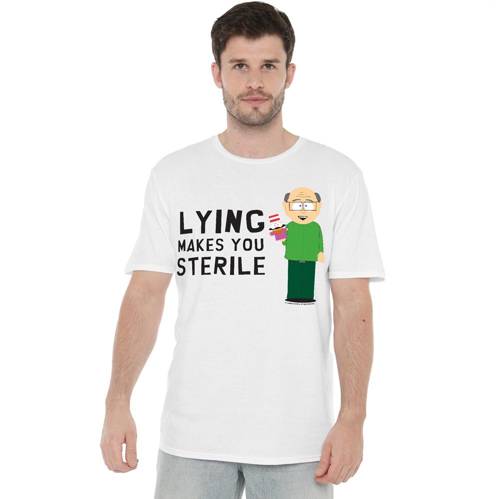 South Park Mens Lying Makes You Sterile T-Shirt