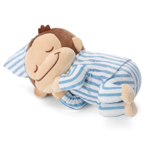 Takara Tomy Arts (TAKARATOMY A.R.T.S) Curious George Sleeping Friend Plush Toy S Curious George Plush Toy Width: Approx. 25cm