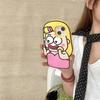 For iPhone 15 Silicone Case Cute Makeup Girl Design Shockproof Phone Back Cover