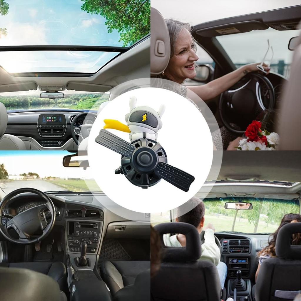 Yonuaret Cartoon Auto , Auto Aromatherapie Lüftungsklammer, Astronauten Design Auto Aromatherapie