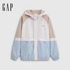 GAP Unisex Logo Embroidered Loose Hooded Jacket