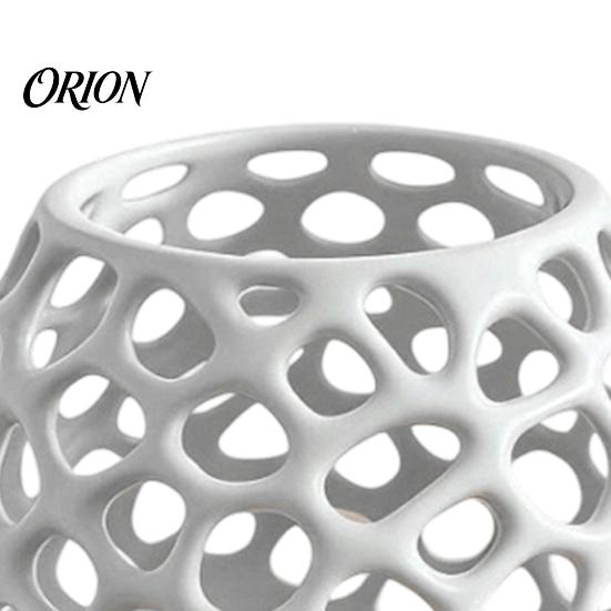 Writing Utensil Holder Modern Honeycomb Pen Holder, 3D Printed Hollow Design Office Desk Organizer Container, Stylish for Pencils Makeup Brushes Study