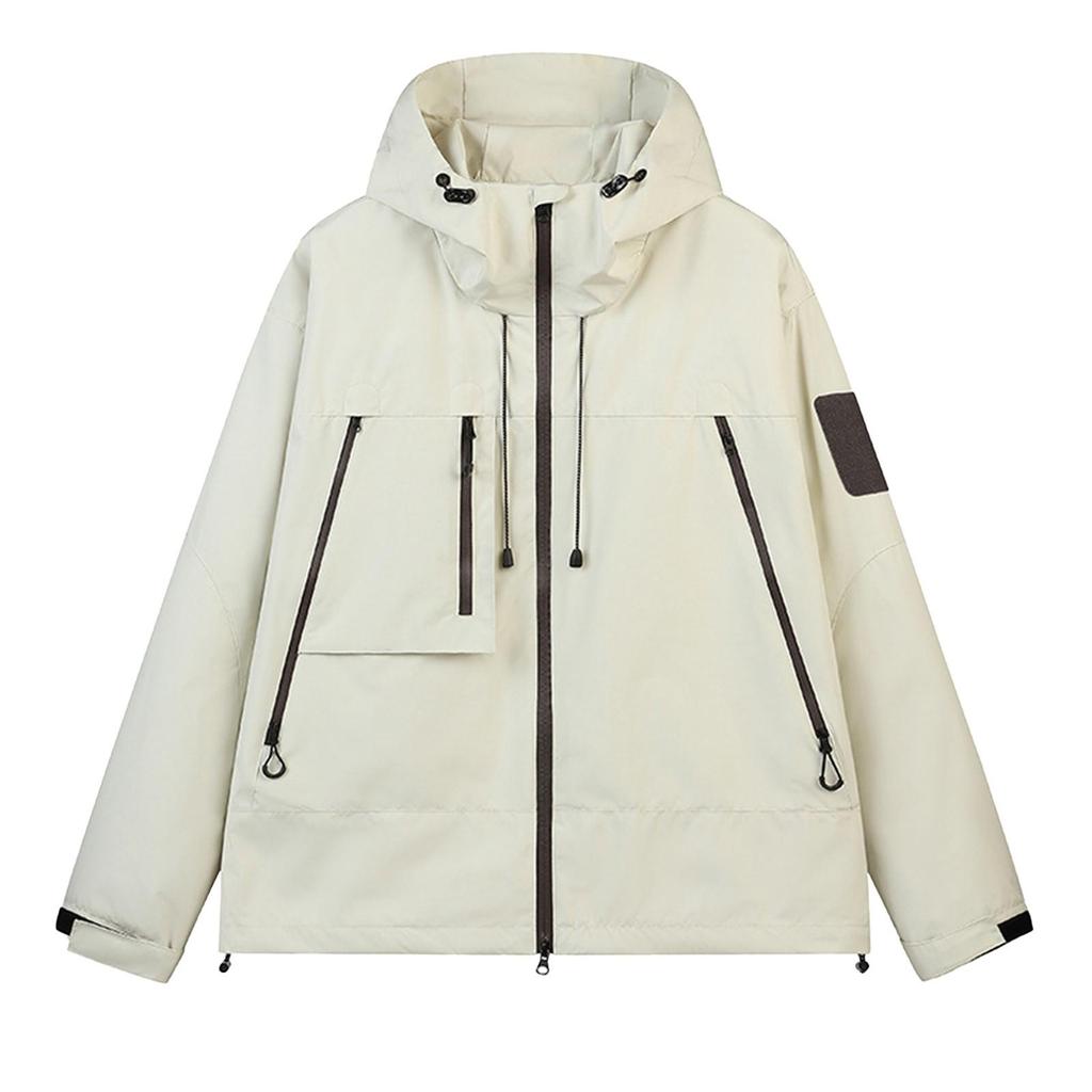 Unisex Autumn Casual Sports Windproof Jacket Zipper Workwear Jacket