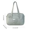 Women Ita Bag Heart Shoulder Bag Large Capacity Messengers Bag Fashion Handbag Purse Crossbody Bag Japanese School Bag