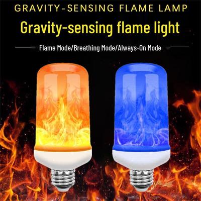 LED-Flammensimulationslampe mit Schwerkraftsensor für Heim- und Bar-Dekoration