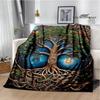 Tree of Life Printed Blanket Flannel Warm Blankets Soft and Comfortable Blanket Bed Linings Cubre Cama Birthday Gift