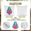 Watercolor Marine Elements Digital Printing Pillow Cover Short Plush Suitable Living Rooms Bedrooms Sofas Throw Cushion Cover