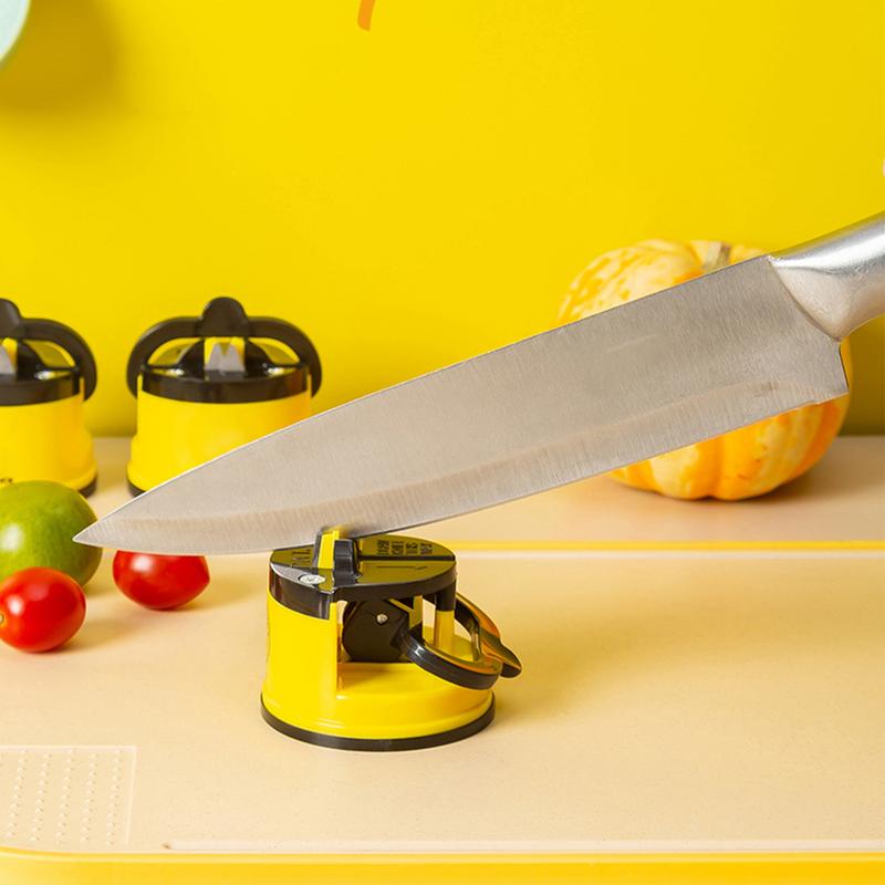 Portable Household Multifunctional Sharpening Tool with Strong Adsorption Suction Cup Small Manual Sharpening Stone