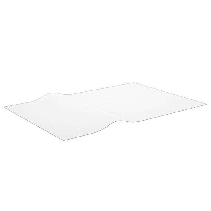 Protecteur de table - Transparent - 140x90 cm - 2 mm - PVC - Imperméable et lavable