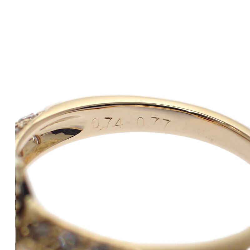 no brand  #14(JP Size) ring K18 yellow gold Women