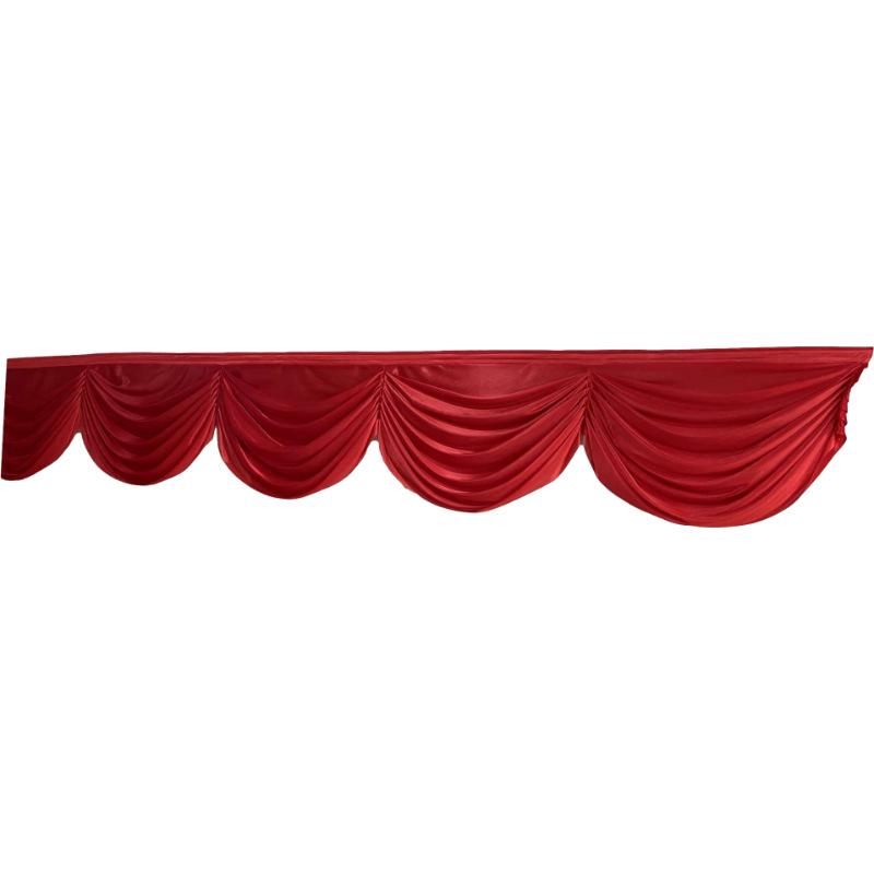 3/6M Long Ice Silk Swag Drape Panel Wedding Stage Background Event Party Decor Drapery Party Banquet Backdrop Curtain Swag