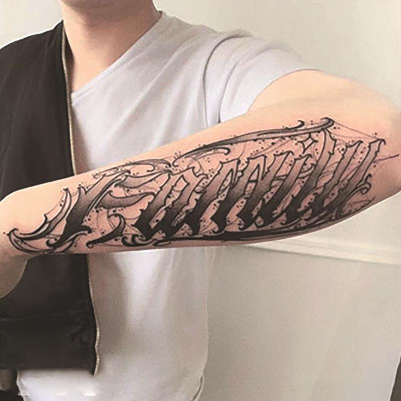 Waterproof Herbal Juice Tattoo Decals - Semi-Permanent, Non-Reflective for Men & Women’s Arms, Chest, Back