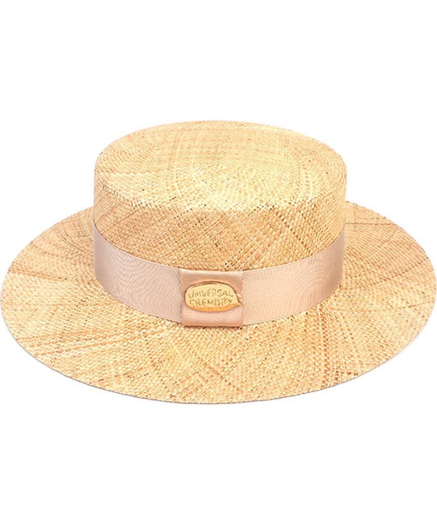 Yunibeosyeolkemiseuteuli Ivory Line Bau Flat Fedora Panama Hat