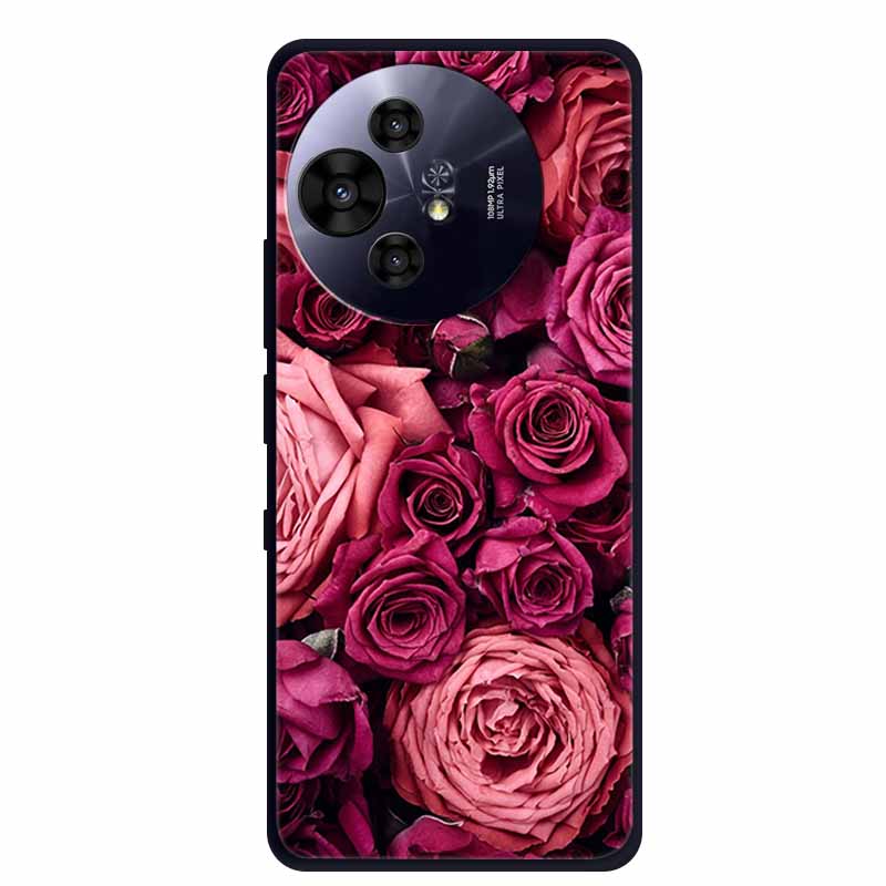 Pro pouzdro na telefon TCL 50 Pro NxtPaper Černé silikonové měkké TPU pouzdro Pro TCL 50 Pro NxtPaper 5G Zadní kryt Pouzdro 6.8" Coque Odolné proti nárazům