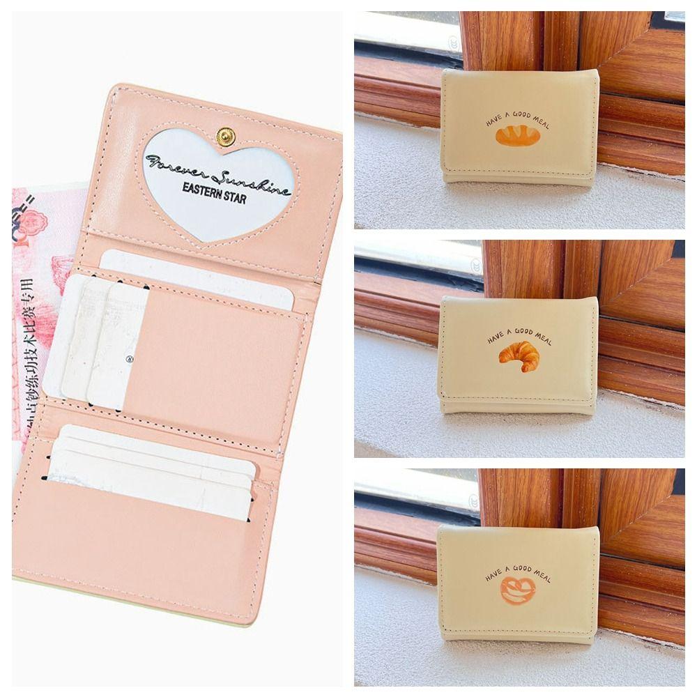 

PU Leather Credit Card Holder Wallet Cartoon Coin Pocket Simple Wallet Gift B
