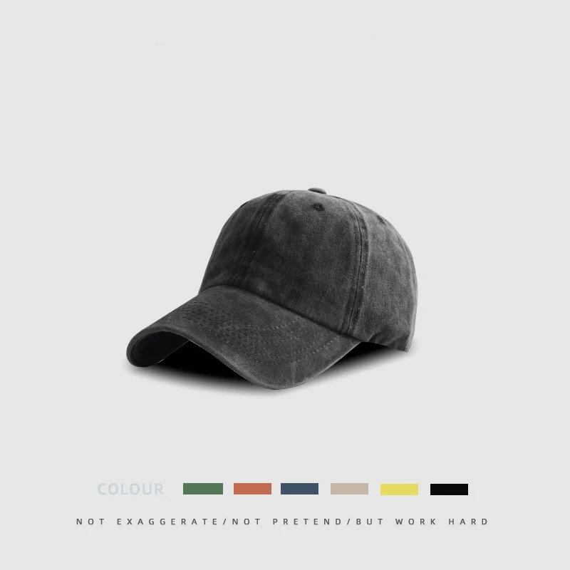 YIRAN Dayang hat 64-68Cm Grote Hoofd Man Grote Maat Baseballpet Mannen Zacht Denim Gewassen Oude Zonneklep Vrouw Oversized Sport Snapback Petten Truckerpet Papa 64-68cm