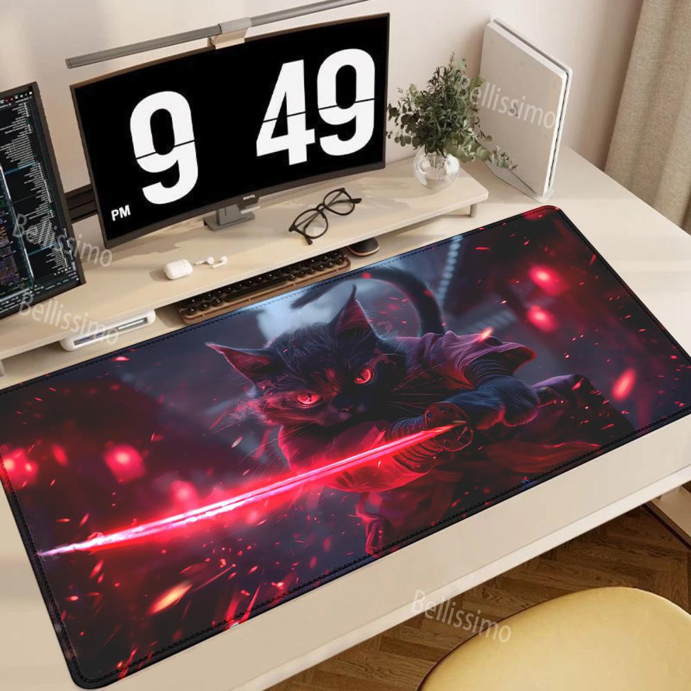 Anime Large mouse pad Gamer Albedo Anime Girls Rubber Mat mausepad Gaming Laptops Pc Accessories Deskmat mousepad Mats Keyboard