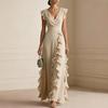 Hot-selling Dress Long Dress Female Elegance Temperament Pleated Light Luxury High-end Dress