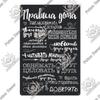 Russian Text Metal Tin Sign Home Kitchen Bar Decor