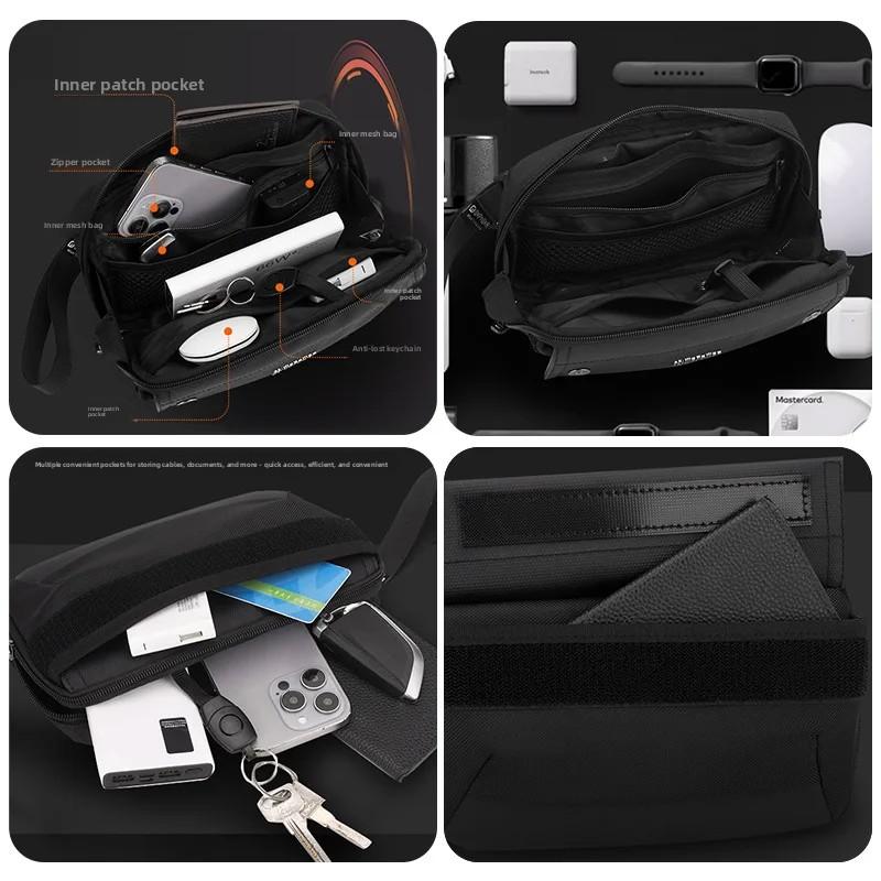 Men Outdoor Travel Large Capacity Chest Bag Nylon Hiking Crossbody Bag High Quality Waterproof Shoulder Sling Backpack