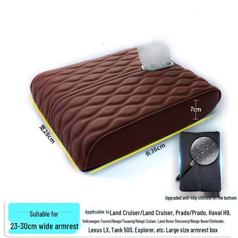 Memory Foam Car Armrest Pad & Tissue Box Cover
