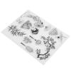 Clear Stamps Paste Repeatedly  Clear Imprint  Card Making Stamps for Envelope Greeting Card
