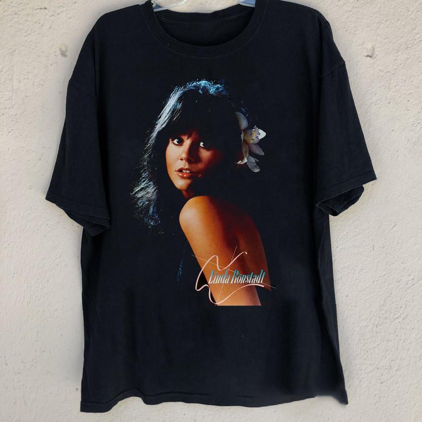 Rare Linda Ronstadt Signature Black Color All Size Shirt  KK320 Unisex T-Shirt S
