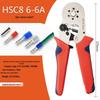 Hexagonal Mini Ratchet Crimping Pliers Set HSC8 6-6 for European Terminals