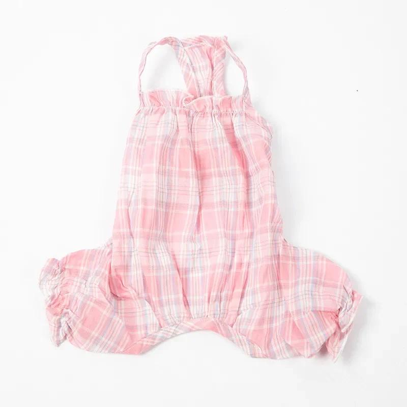 Paar Haustierkleidung Sommer Junge Hund Overall Hose Mädchen Hundekleid Welpen Kostüm Yorkshire Chihuahua Welpe Kleiner Hund Kostüm Rock
