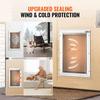 Pet Door for Door with Lock and Magnetic Flap System Aluminum Frame Large