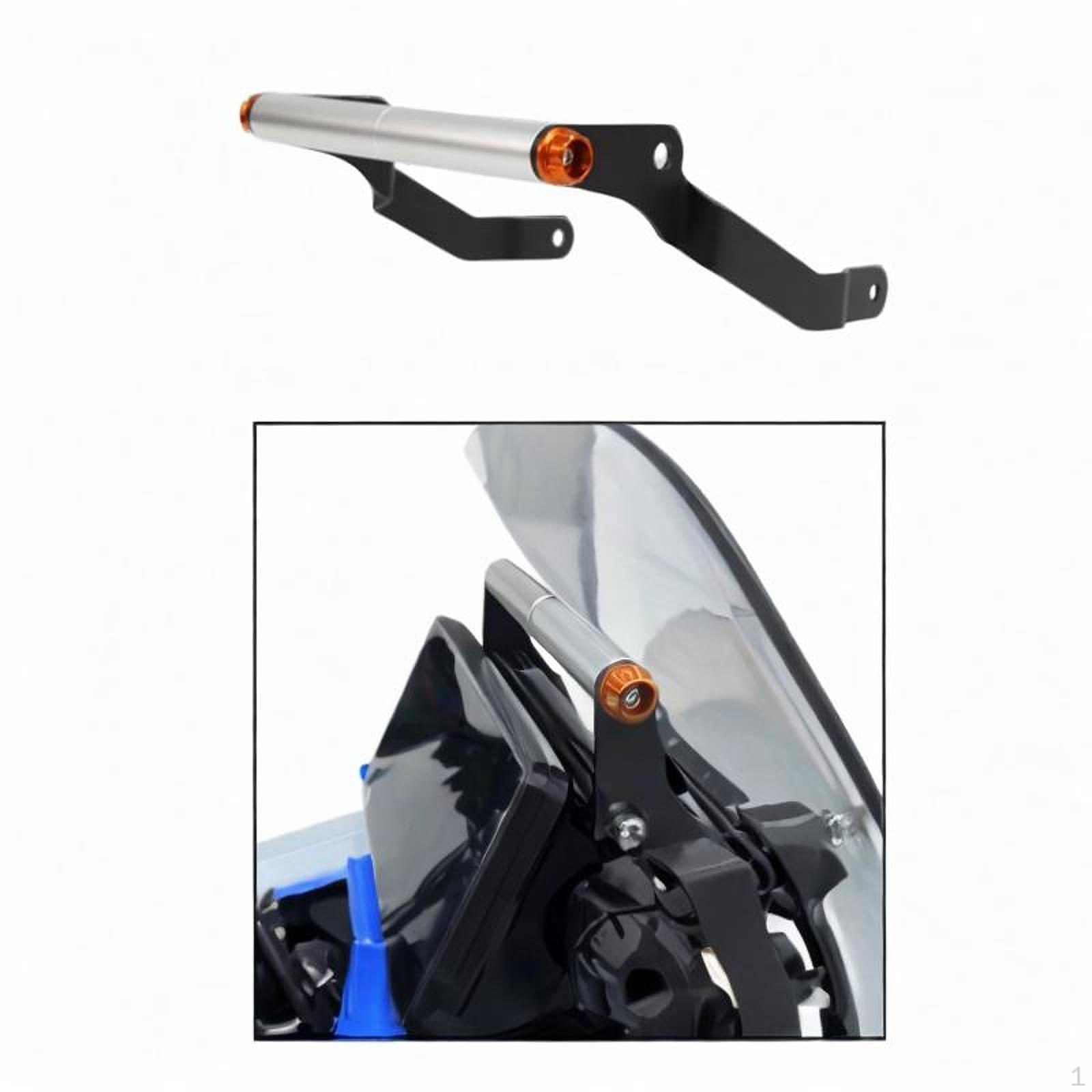 

Кронштейн для крепления навигатора на раме, сборка расширительной стойки, прямая замена держателя телефона серый