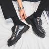 Men's Casual Formal Business Leather Shoes Quality Selection Wedding Shoes Classic Patent Leather Oxford Shoes Zapatillas Hombre