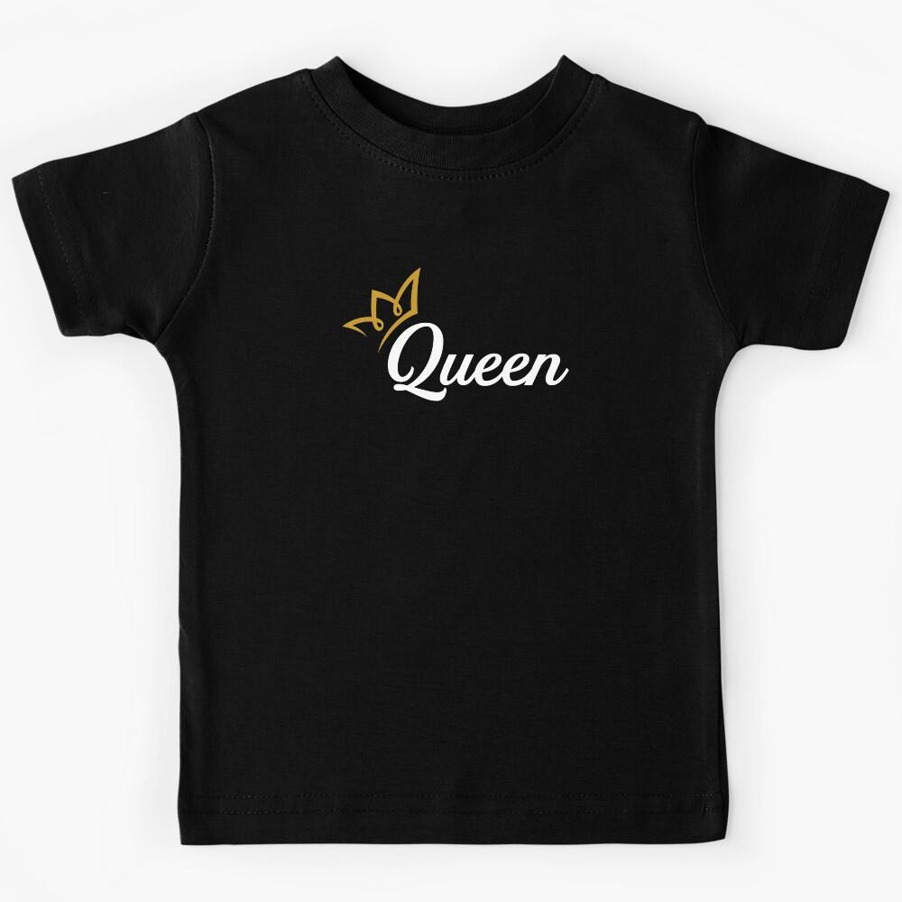 Creative Queen Crown Design Kids T-Shirt 130