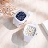 Niche design artistic creative elegant watch for female students, Japanese minimalist INS women's waterproof digital quartz watch