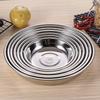 Qianxing 304 Stainless Steel Round Dinner Plates
