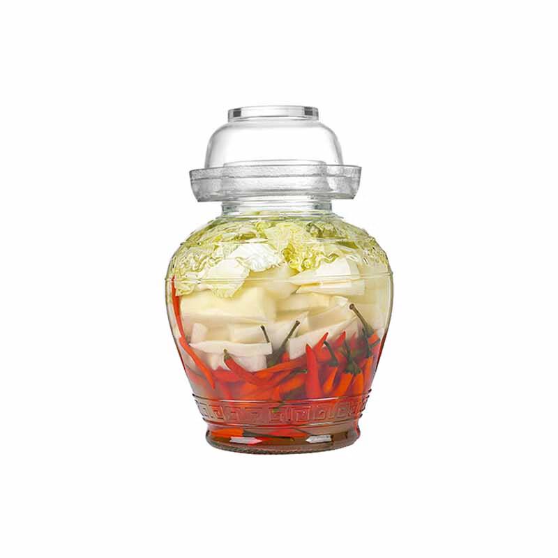 Thickened Glass Pickle Jar