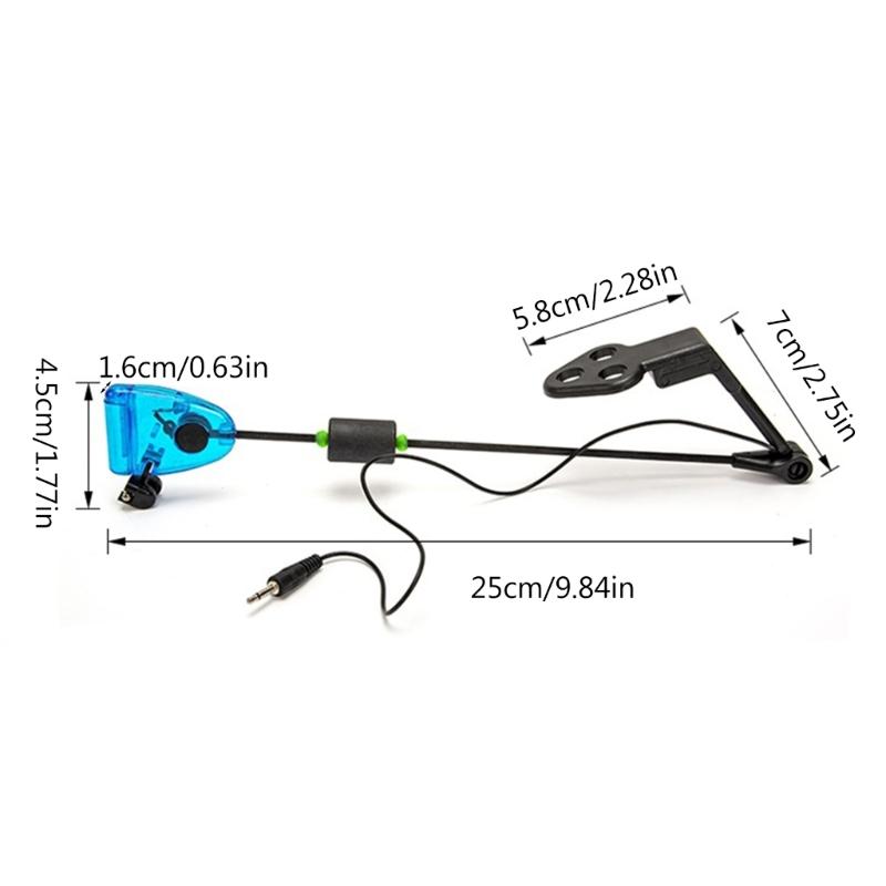 Sygnalizator brań na wędce Swingery Wskaźnik LED Oświetlany Narzędzie wędkarskie Komponent sygnalizatora brań Zewnętrzne Swingery do połowu karpia