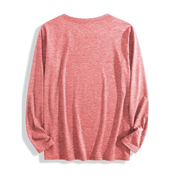 New long-sleeved women's tops for spring, autumn, and winter Reading coffee fun print, simple, stylish, elegant, casual, vintage style, new pattern,