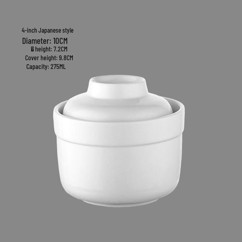 RuHan Commercial Japanese Ceramic Stew Pot & Soup Bowl Set