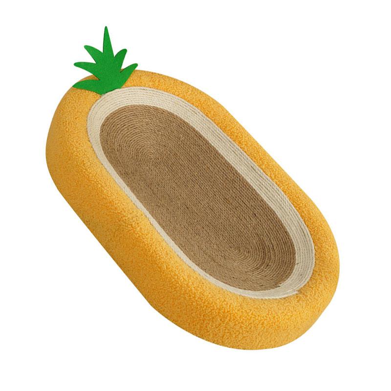 Pet Cat Scratcher Bowl Large Diameter Integrated Design Rugged Cat Scratching Pad Bed for Home