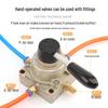 Naistead Pneumatic Manual 3-Position 4-Way Hand Valve