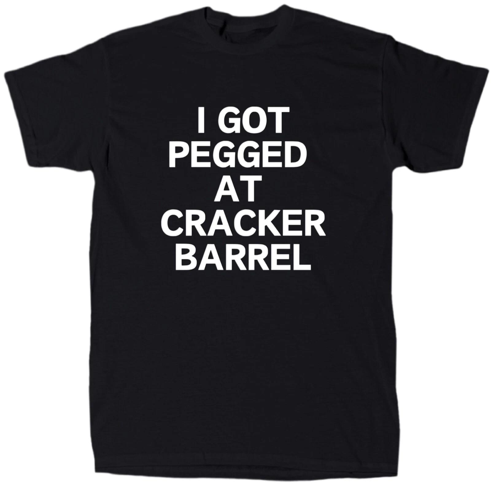 I Got Pegged Men’s Funny Offensive Rude Novelty T-Shirt - Cotton - Gift - Crew M