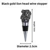 Deer Head Bottle Stopper Gold Seals Red Wine Sealer With Seal For Home Bar Decor