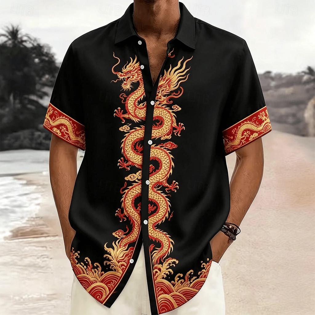 Trendy Neon Heart Print Short Sleeve Shirt, Stylish Casual Summer Wear